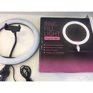 RING FILL LIGHT - 26cm / 10 inch - 3 Color Modes - With Dimmable Tiktoker Tool