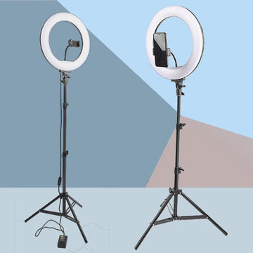 26cm Photographic Selfie Lighting Ring With 7ft Tripod Stand and Mobile Phone holder – Tiktok Ring light With Stand – Makeup light