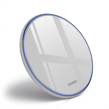 Ultra-thin Round 15W Qi Wireless Charging Pad Phone Charger