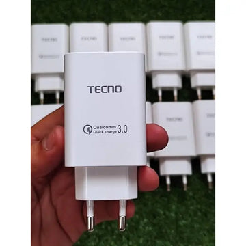Tecno Fast Charger + Data Cable 3.0 Fast Charging For Tecno and Android Mobile Phone