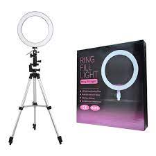 RING FILL LIGHT - 26cm / 10 inch - 3 Color Modes - With Dimmable Tiktoker Tool