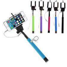 Camera Monopod Selfie Stick 1M for cellphone in Multi Colors