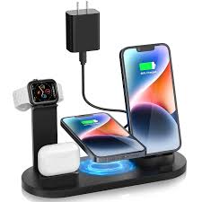 4 IN 1 Foldable Wireless Charger (Supports Fast Charging)